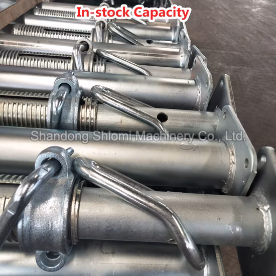 En1065 Строительные леса из оцинкованной стали, тяжелые легкие телескопические стойки, опалубка, строительные леса, опора/опорная регулируемая стальная опора