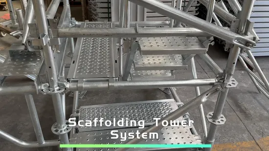 Строительная стальная опалубка Форма доступа Kwikstage Строительные леса системы быстрого этапа